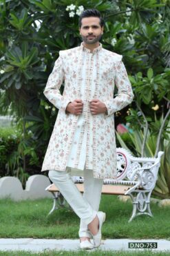 Designer Wedding  Groom Sherwani - DN-1642