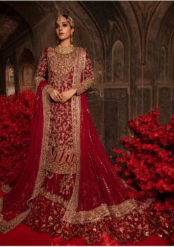 Bridal Barat & Walima Dresses | Bridal Lehenga Maxis Wedding Dress - DN-1005