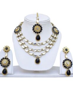 Partywear Necklace set with Mang Tika - DN-2026