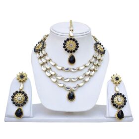 Partywear Necklace set with Mang Tika - DN-2026