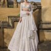 Beautiful Pakistani Wedding Wear Dress White Ivory New - DN-1046