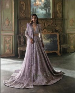 Pakistani Wedding Levender Lehenga anarkali bollywood Designer suit - DN-1097