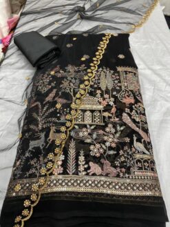 Wedding Party Wear anarkali Suits With kashmiri Duptta - DN-1085