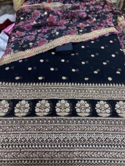 Pakistani Unstitched wedding Party wear suits - DN-1089