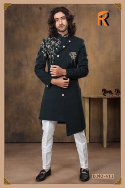 Indo Western Sherwani with embellished - DN-2045