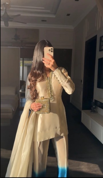 ivory bell bottom suit