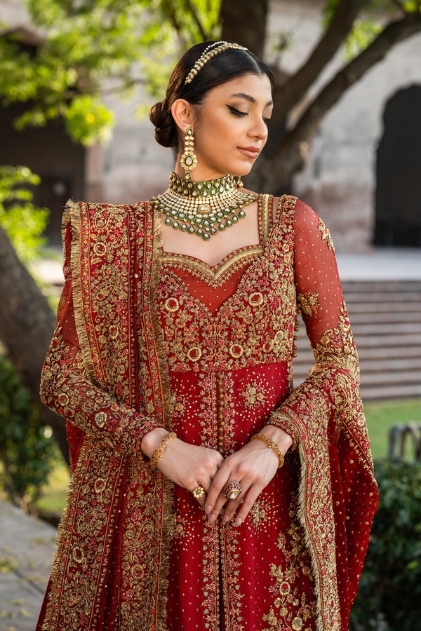 red lehenga popular for weddings